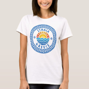 Ithaca, Griekenland - Zonneschijn en Zee Vrouwen T-shirt