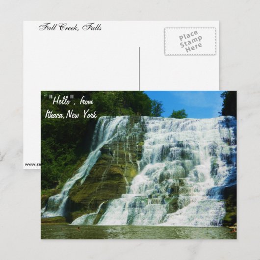 ITHACA, HERFST CREEK briefkaart (Voorkant / Achterkant)