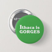 Ithaca is Gorges Ronde Button 5,7 Cm (Voorkant /achterkant)