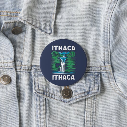 Ithaca is Gorges  Ronde Button 7,6 Cm (In situ)