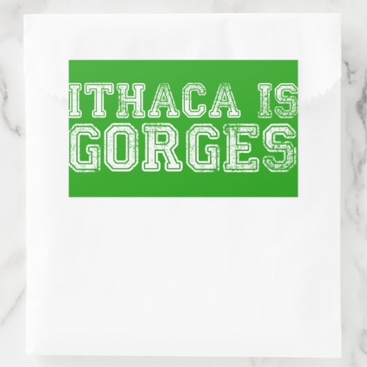 ITHACA IS GORGES STICKER (Tas)
