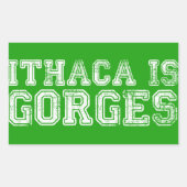 ITHACA IS GORGES STICKER (Voorkant)