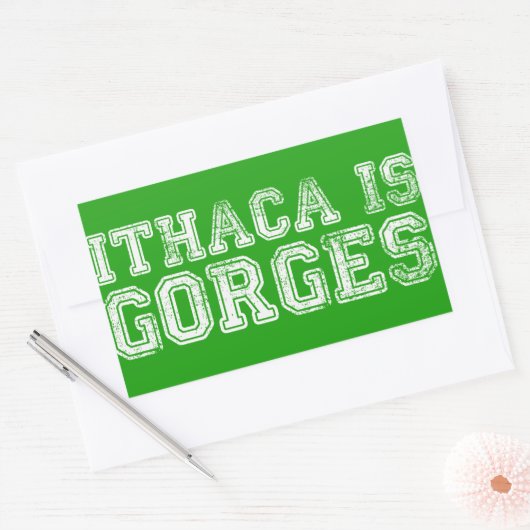 ITHACA IS GORGES STICKER (Envelop)