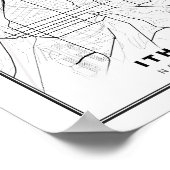 Ithaca-kaart Poster (Hoek)