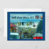 ITHACA NEW YORK  BRIEFKAART (Voorkant / Achterkant)