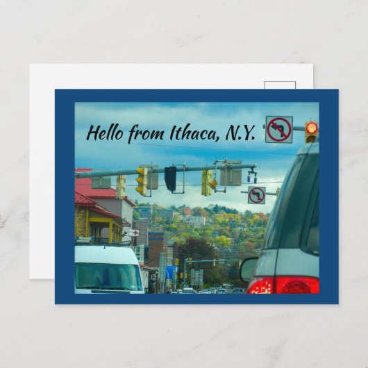 ITHACA NEW YORK  BRIEFKAART (Voorkant / Achterkant)