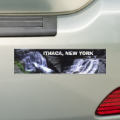 ITHACA, NEW YORK bumpersticker (Op auto)
