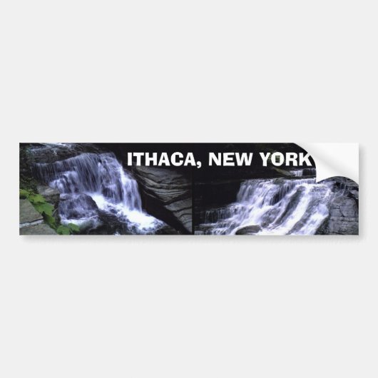 ITHACA, NEW YORK bumpersticker (Voorkant)