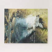 ITHACA NEW YORK BUTTERMILK WATerval  Legpuzzel (Horizontaal)