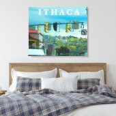 ITHACA NEW YORK CANVAS AFDRUK (Insitu (Slaapkamer))