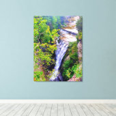 ITHACA NEW YORK CASCADILA GORGE CANVAS AFDRUK (Insitu (Houten vloer))
