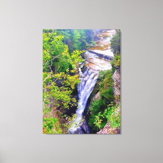 ITHACA NEW YORK CASCADILA GORGE CANVAS AFDRUK (Voorkant)