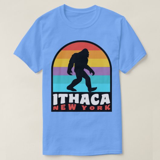 Ithaca New York Finger Lakes T-shirt (Design voorkant)