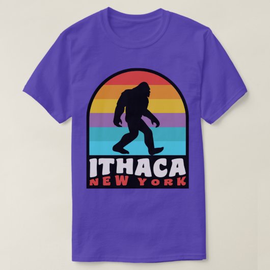 Ithaca New York Finger Lakes T-shirt (Design voorkant)