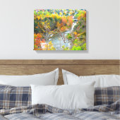 ITHACA NEW YORK GORGE CANVAS AFDRUK (Insitu (Slaapkamer))