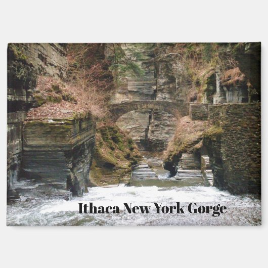 ITHACA NEW YORK GORGE   MAGNEET (Voorkant)