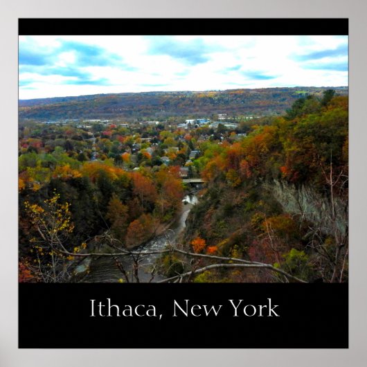 ITHACA NEW YORK GORGE poster (Voorkant)