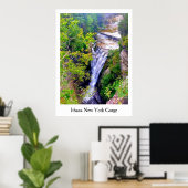 ITHACA NEW YORK GORGE POSTER (Thuiskantoor)
