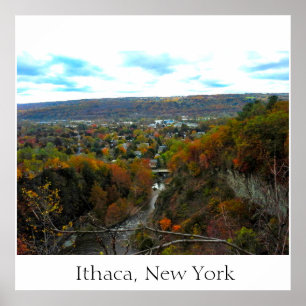 ITHACA NEW YORK GORGE poster
