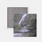 ITHACA, NEW YORK HERFST magnet (Voorkant / Achterkant)