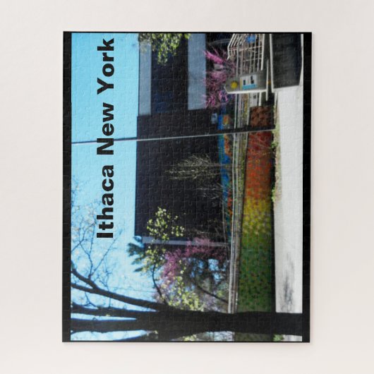 ITHACA NEW YORK LIBRARY LEGPUZZEL (Verticaal)