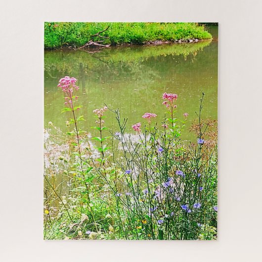 ITHACA NEW YORK NATUUR RESERVE LEGPUZZEL (Verticaal)