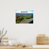 ITHACA NEW YORK OVERLOOK WALL POSTER (Keuken)
