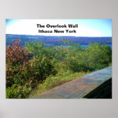 ITHACA NEW YORK OVERLOOK WALL POSTER (Voorkant)