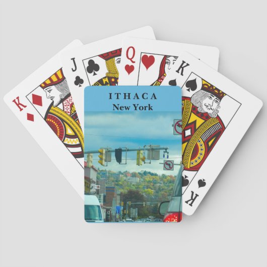 ITHACA NEW YORK POKERKAARTEN (Achterkant)