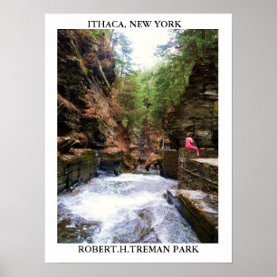 ITHACA, NEW YORK, ROBERT.H.TREMAN PARK poster