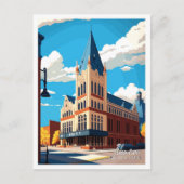 Ithaca New York Travel Illustratie Briefkaart (Voorkant)