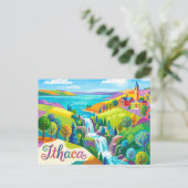 Ithaca, New York, VS Briefkaart (Staand voorkant)