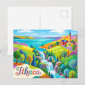 Ithaca, New York, VS Briefkaart (Voorkant / Achterkant)