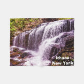 ITHACA NEW YORK WATERFALL FLEECE DEKEN (Voorkant (Horizontaal))