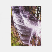 ITHACA NEW YORK WATERFALL FLEECE DEKEN (Voorkant)