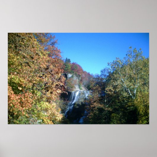 ITHACA NEW YORK WATERFALL poster (Voorkant)