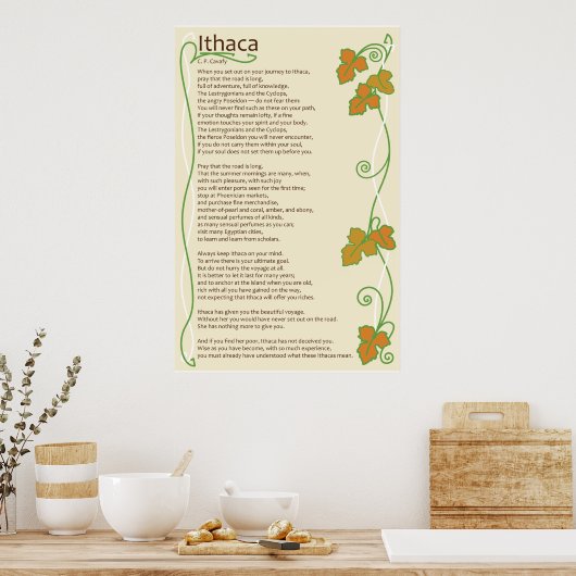 Ithaca Poster (Keuken)