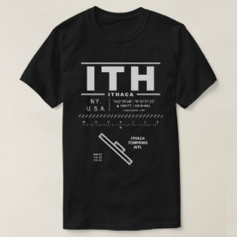 Ithaca Tompkins International Airport MET T-shirt