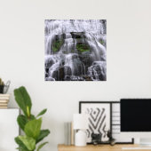 Ithaca Waterfall Poster (Thuiskantoor)