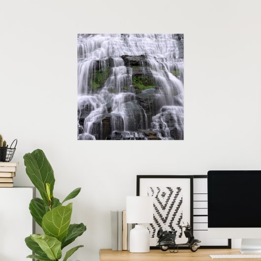Ithaca Waterfall Poster (Thuiskantoor)