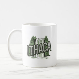 Ithaca-watervallen koffiemok