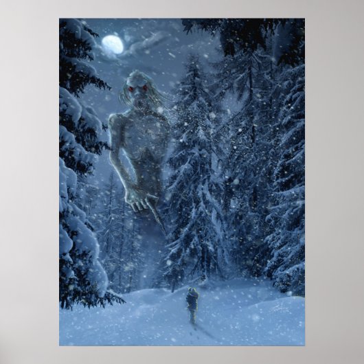 Ithaqua de Wind Walker Poster (Voorkant)