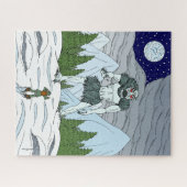 Ithaqua Weird Horror Kunst Legpuzzel (Horizontaal)