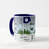 Ithaqua Weird Horror Kunst Mok (Voorkant links)