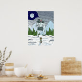 Ithaqua Weird Horror Kunst Poster (Keuken)