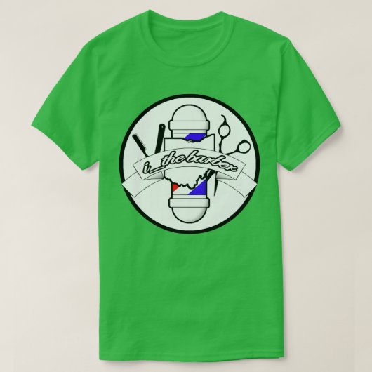 ithebarber logo t-shirt (Design voorkant)