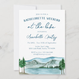 Itinerary Invitation meer van het met het Bachelor Kaart