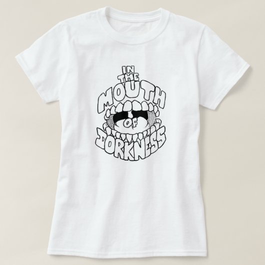 ITMOD-Logo T-Shirt, voor vrouwen (wit) T-shirt (Design voorkant)