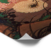 Ito Jakuchu Chrysanthemums met een stream met Rock Poster (Hoek)