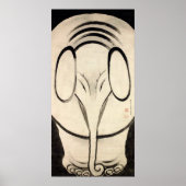Ito Jakuchu Elephant Poster (Voorkant)
